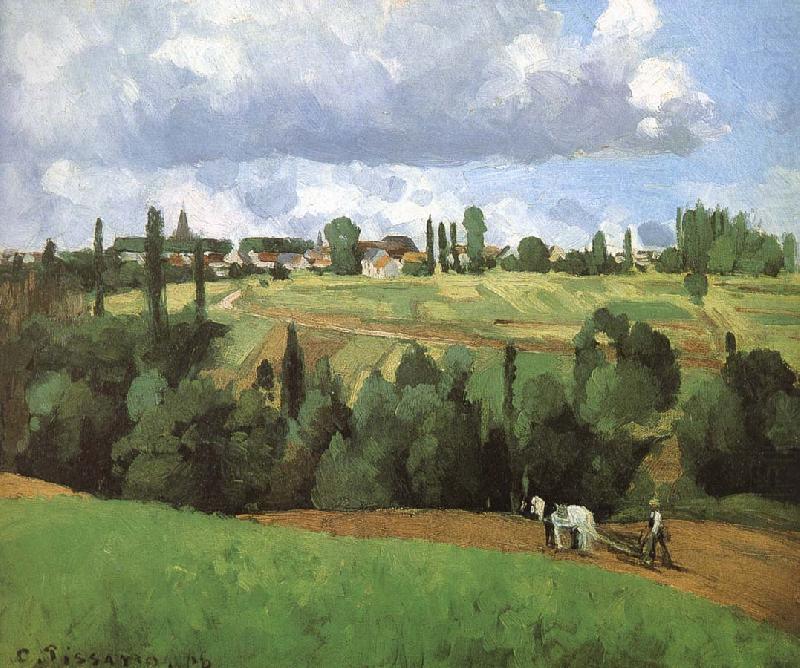 Pang plans scenery Schwarz, Camille Pissarro